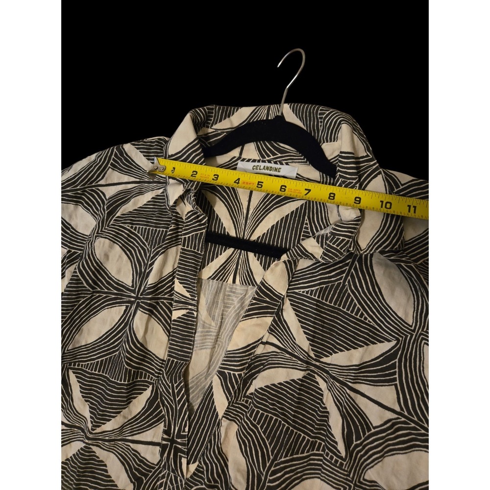 Womens Anthropologie Celandine 3/4 Sleeve Dress Tan/Brown‎ EUC Size XL - Picture 8 of 14
